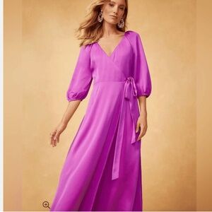 NWT Fuchsia Wrap Dress